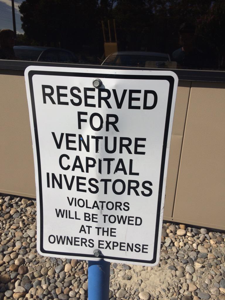 AlexSahai's tweet image. Silicon Valley, the only place with reserved parking for #VCs