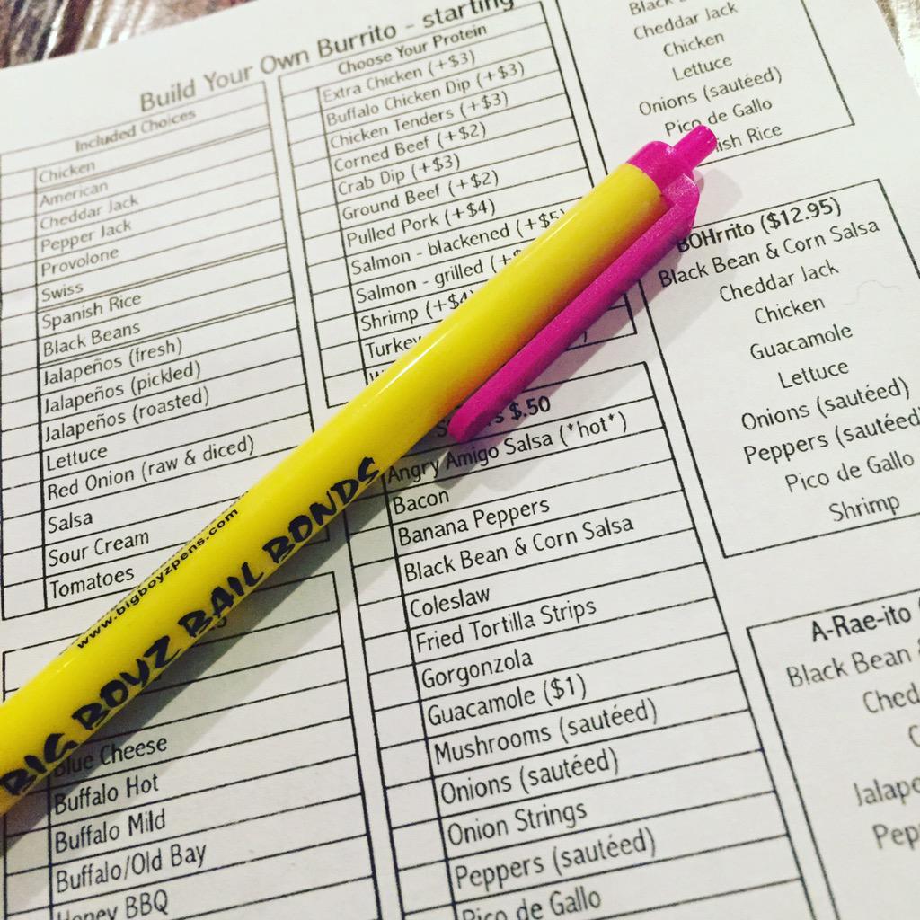 BYOBurrito: you can't complain about your food if you create it yourself.