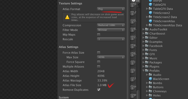 eduardmirica's tweet photo. using the #2dtoolkit feature that encodes texture atlases to png in order to reduce app size (iOS) #unity3d #gamedev http://t.co/AY0vDVqxQk
