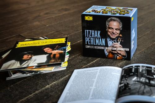 Fiddle Fanatics take note: DGG celebrates Perlman\s 70th; win his Complete Recordings box set 