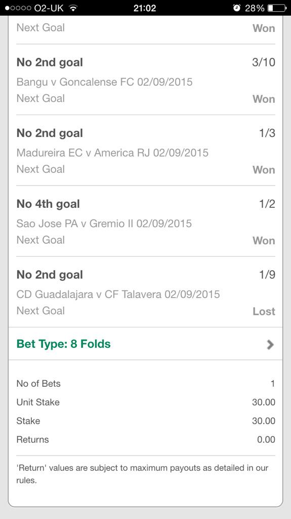 PgStudentTips's tweet image. Worst feeling when you lose an almost surely won acca to a last minute goal 🙈 could of got £120 profit 😅