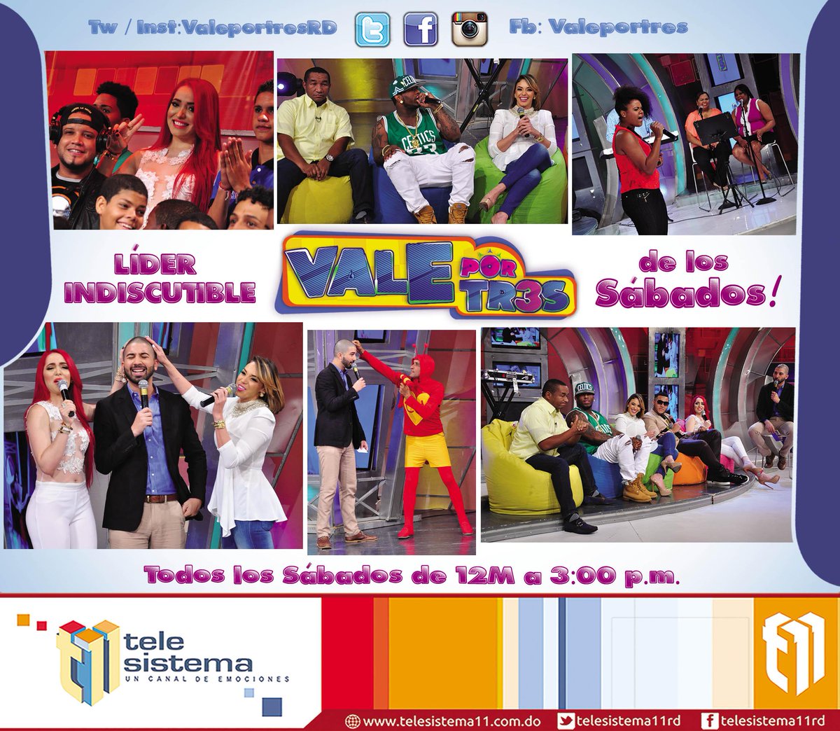 ¿Cuál de nuestros segmentos disfrutas al triple? Usa #VeoValePorTres y comenta!