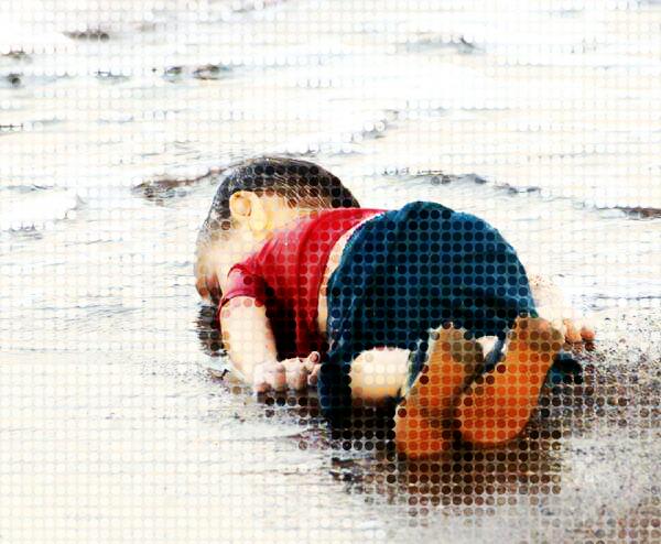 Uzun uzun bakamadığım
bakarken insanlığımdan utandığım,
çocukluğumun en mutlu anlarını, ağlatan bir kare...