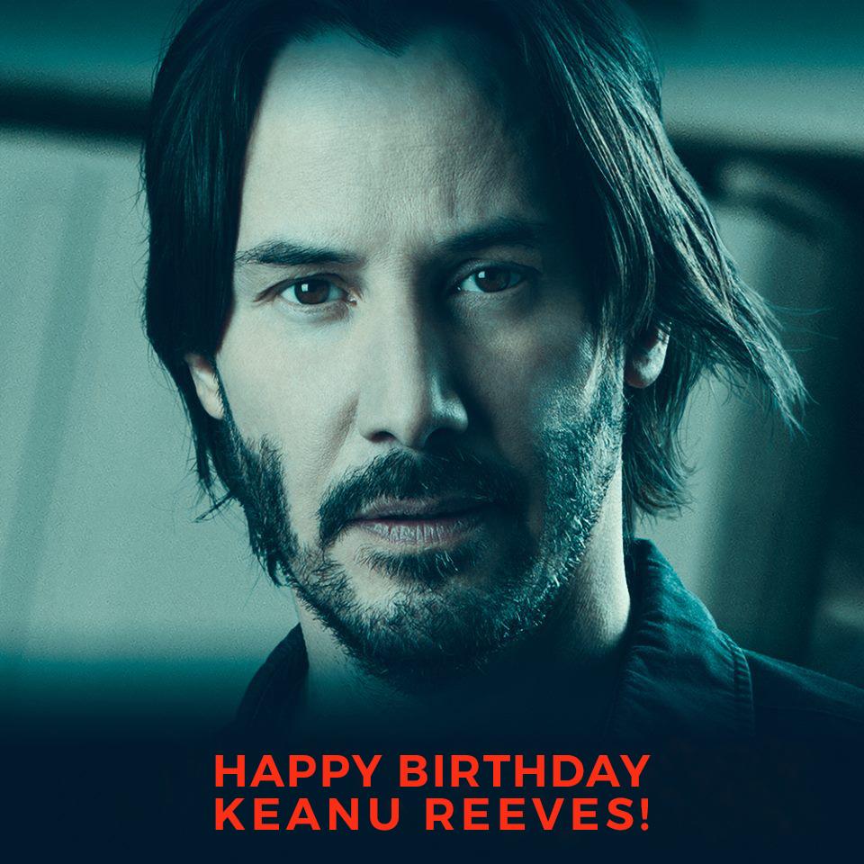 Happy Birthday Keanu Reeves! Hopefully his party doesn\t get as wild as - in theatres Oct/9. 