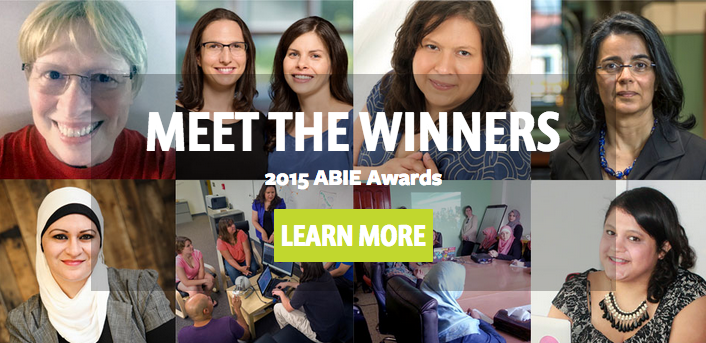 Congratulations to the #GHC15 ABIE Award Winners!   <a href="/celes_medina/">Celes Medina</a> <a href="/JoanneCohoon/">Joanne Cohoon</a> <a href="/AmateurClub2/">素人くらぶ</a> gracehopper.org/conference-ove…