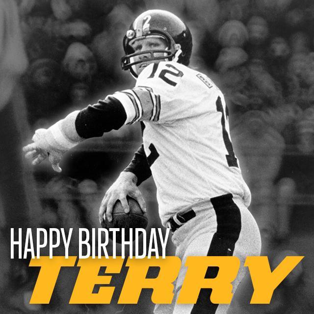 Steelers : to help us wish Hall of Fame QB Terry Bradshaw a very happy birthday!  