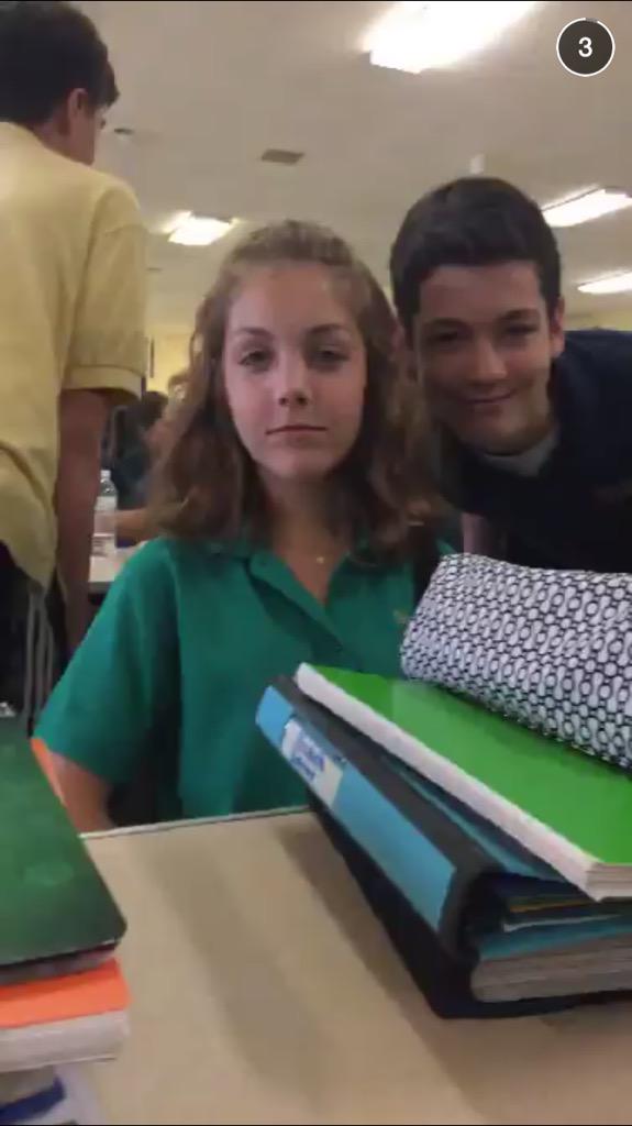 lizbokone's tweet photo. i took a pic with the future class president #voteforpat #PatforPrez http://t.co/oohTJNlWzV