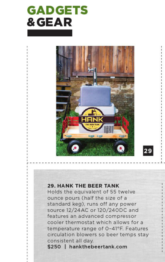 Thanks for the love <a href="/TailgaterMag/">Tailgater Magazine</a> #fantasydraftbeer #tailgateseason #tailgatedraft #ultimatetailgater #HanksHere