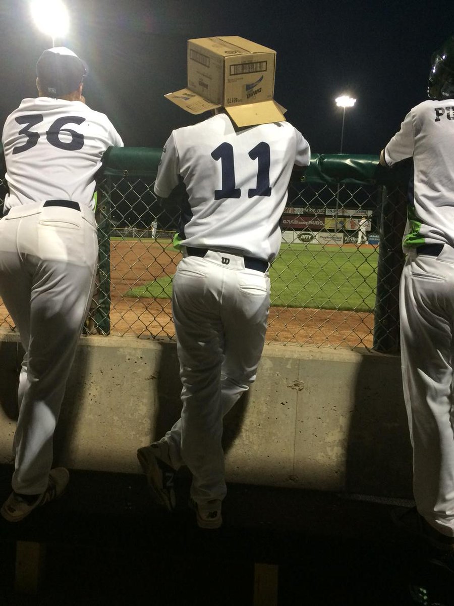 Bderby11's tweet photo. Sometimes you just gotta switch things up to get a rally started #lakemonsters #rallybox #itworked http://t.co/itUJBwfNtW