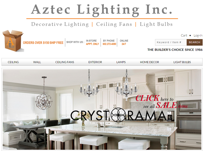 ShopAztec's tweet image. Are you a Crystorama fan?!? If so, you won't want to miss these deals!  shopazteclighting.com