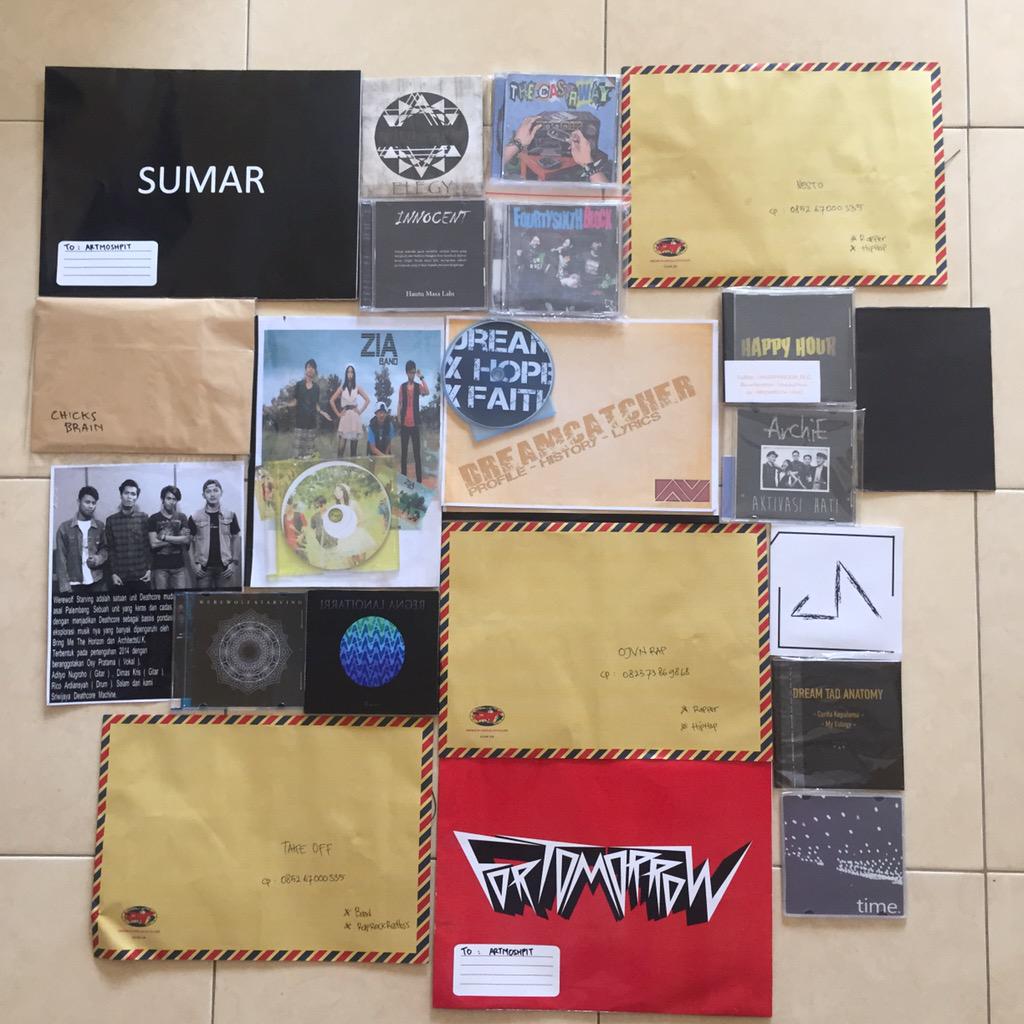 ARTMOSHPIT's tweet image. Inilah semua band/musisi lokal yang turut serta dalam #ARTMOSHPIT Compilation Album