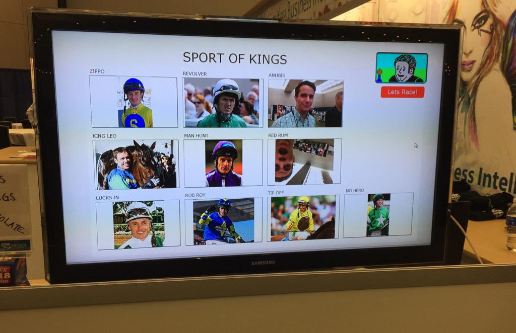 casey_contra's tweet image. Thank you @infosolinc for the awesome #BI horse race at #SABOUC! Great talking with you! @SAP_UA @ASUG365