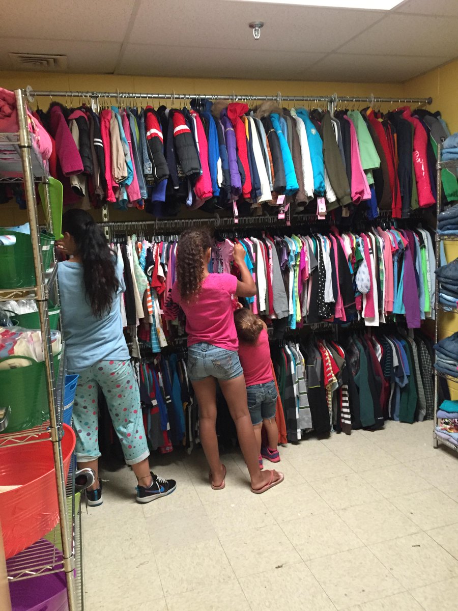 Caties_Closet's tweet photo. Your donations hard at work! Family of three eager to check out our newest donations! #Back2SchoolBasics http://t.co/syE9RW4CYd