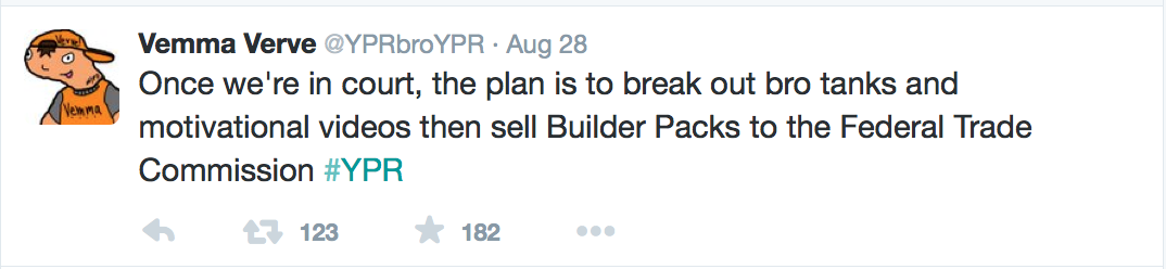 Everyone's favorite #vemma parody account <a href="/YPRbroYPR/">Vemma Verve</a> revealed: cincinnati.com/story/news/201… We'll miss your tweets!
