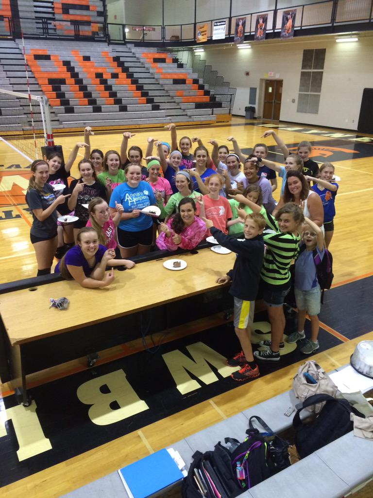 VBSpartans's tweet image. LSVB celebrates a teammate&apos;s milestone! Happy Birthday @KamiPurkey #lsvb