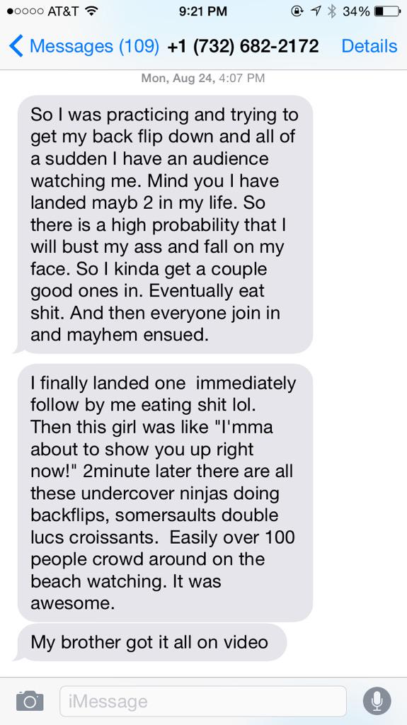 _ScarlettSolano's tweet photo. Exhibit B; not knowing me and renata know eachother what he said to me few weeks ago ... 💀😂 #SomeoneGetHim http://t.co/j9thzFU9TD