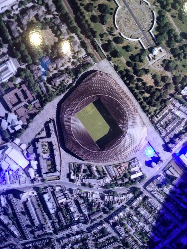 ChelseaUpdates's tweet photo. Foto Rencana "New Stamford Bridge". Megah! #CFC #V http://t.co/ZbmVP4cBBG