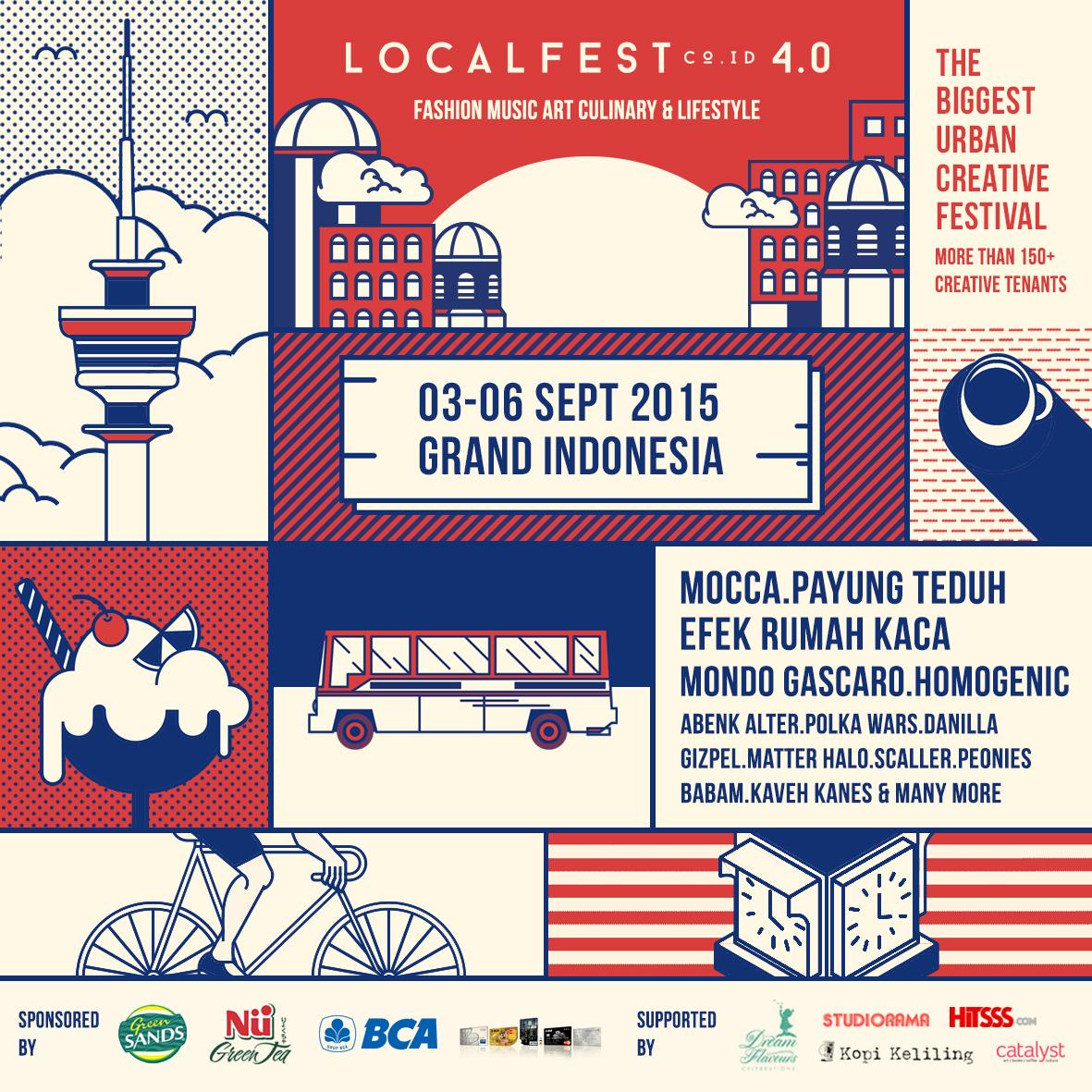 Don’t know where to go? Head to #LocalFestID at @GrandIndo for a weekend full of fun and creativity, today!