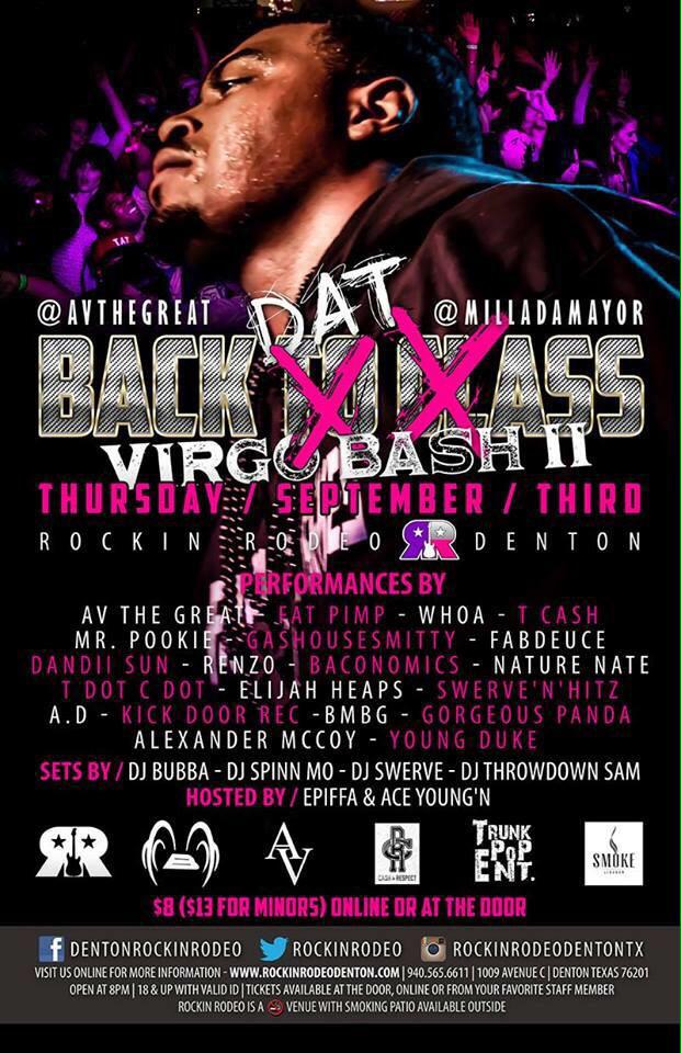 tallAdam's tweet image. Late night #grind with @AVTHEGREAT in preparation for the #VirgoBash2 TOMORROW 🌀✅
Don't miss this massive #bday bash!