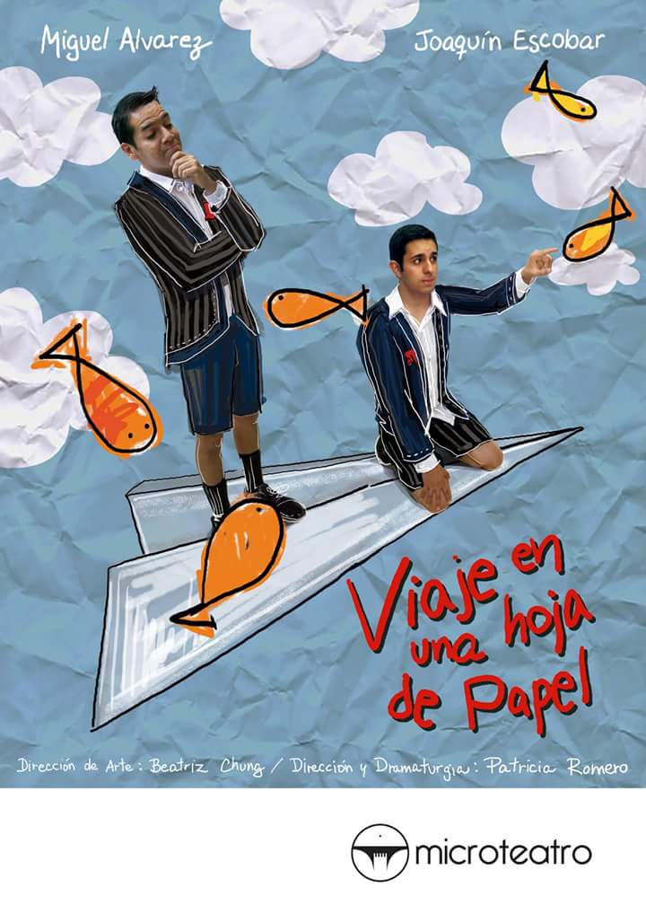 Últimas funciones Microteatro niños "Viaje en una hoja de papel" sáb.y dom.4pm  (Batallón de Ayacucho 271 Barranco)
