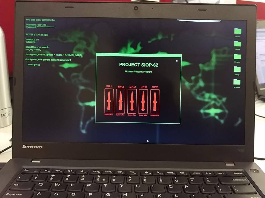 the program displayed in geektyper the program displayed in geektyper