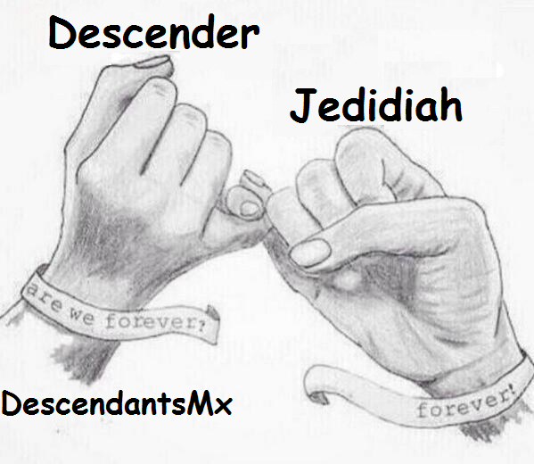 DescendantsMx's tweet photo. Forever and ever❤ The Descender's always with you💕 I love you so much babe, you're the best💜 @jedigoodacre http://t.co/FwyqkGtTPy
