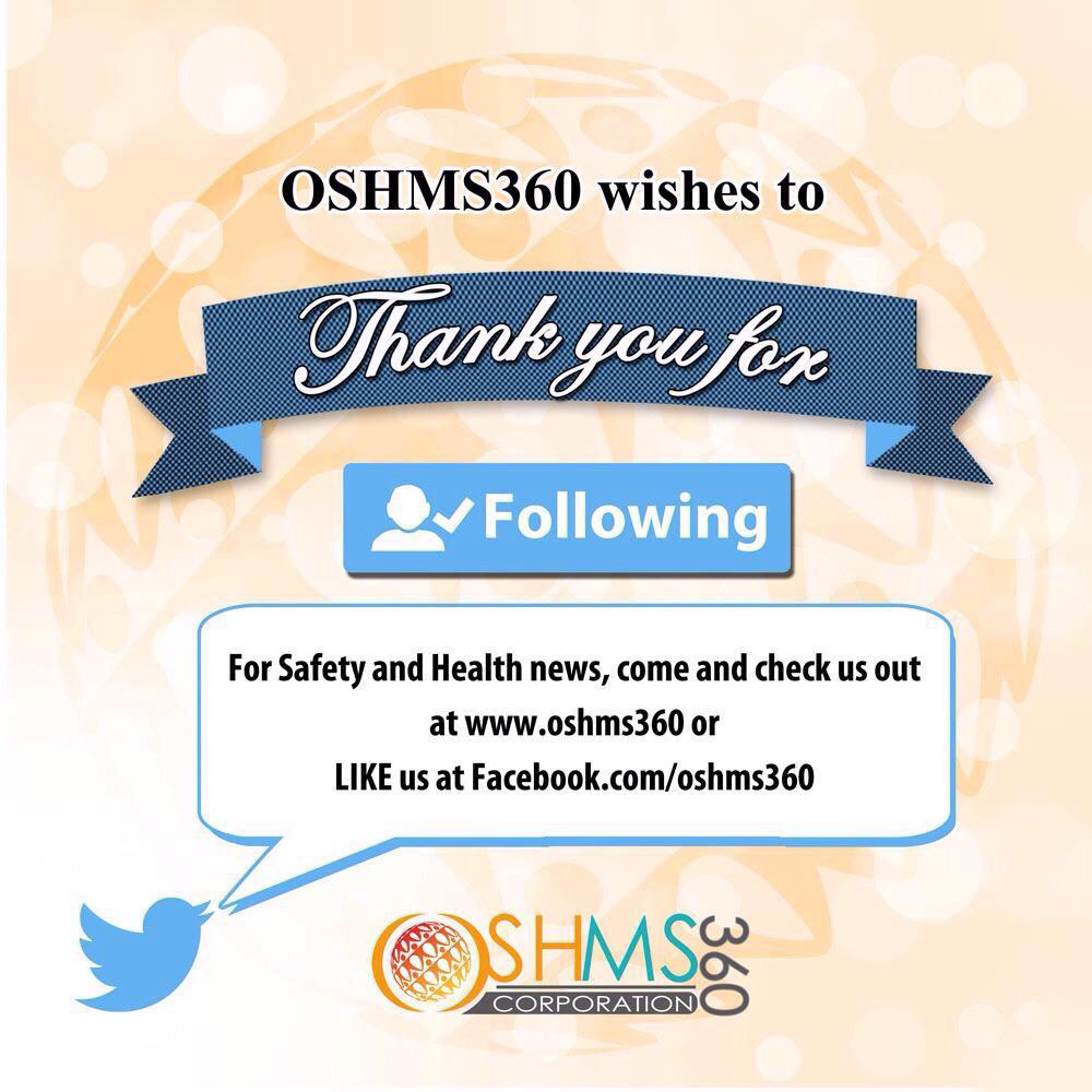 OSHMS360's tweet image. @thisraddymommy Thank you.
You may also visit us at oshms360.com
Or LIKE us at Facebook.com/oshms360
