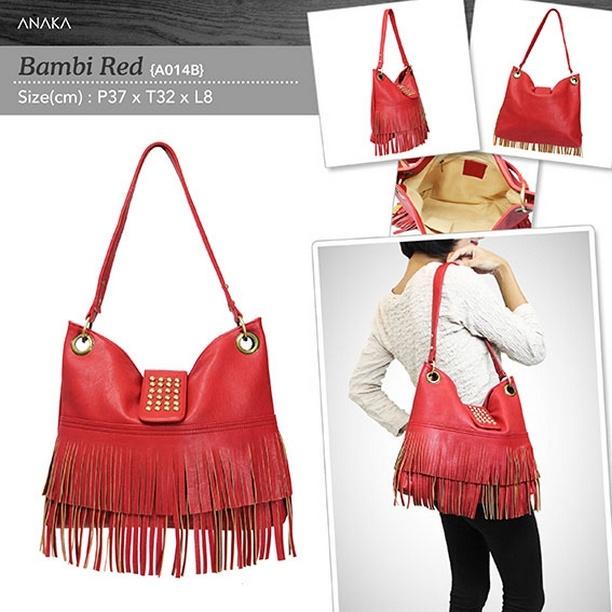 20% SALE!! BAMBI RED | NOW! Rp 156rb | |LINE: anakabags | SMS &amp; WA 082299332570
#anakabags #taswanita #tasdiskon