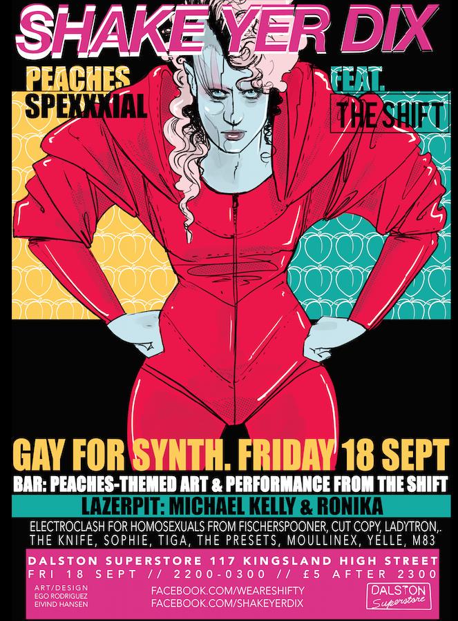 mikemenacedj's tweet image. 1/2 Rub! #ShakeYerDix @peaches special @dsuperstore with performance, party, art from New Cross outlaws @weareshifty
