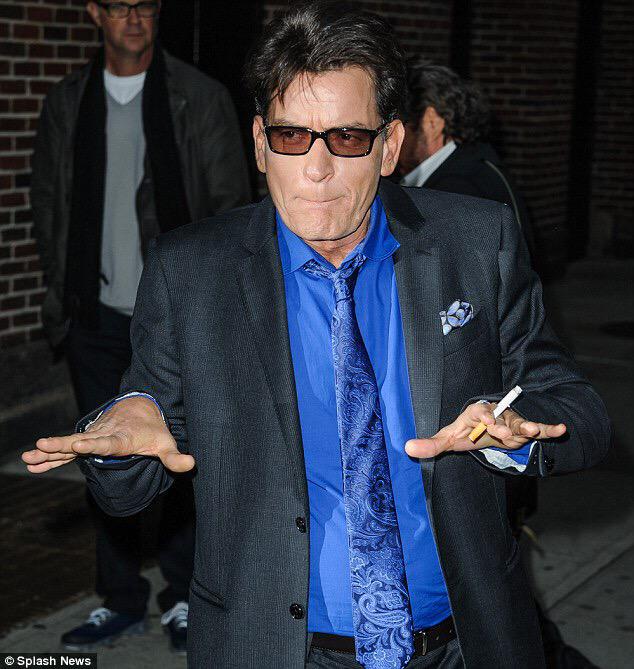 Happy Birthday Charlie Sheen . Have a pint of tiger blood on me man x 