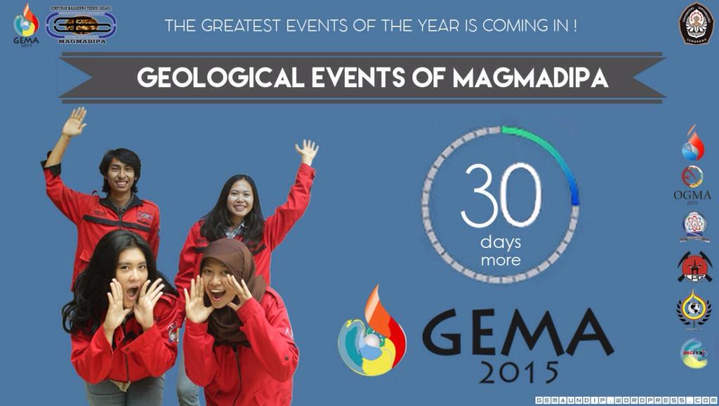 30 Days Remaining for Big Events GEMA 2015! Lets Join Us for The Greatest Events Of The Year!
Gemaundip.wordpress.com