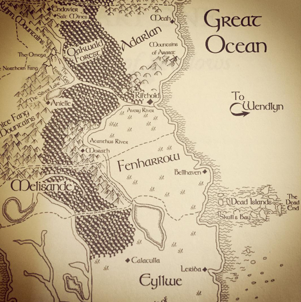 Map Of Erilea Map Of The World Of Throne Of Glass Sarah New, 41 OFF