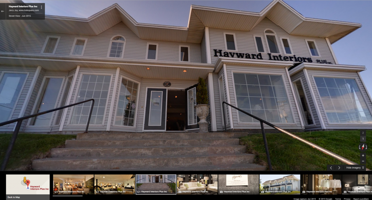 haywardsnl's tweet photo. We're pretty excited about this new feature- our store tour is now live on Google Maps! http://t.co/VY79SOQjGp. http://t.co/pmgGHgxiXX