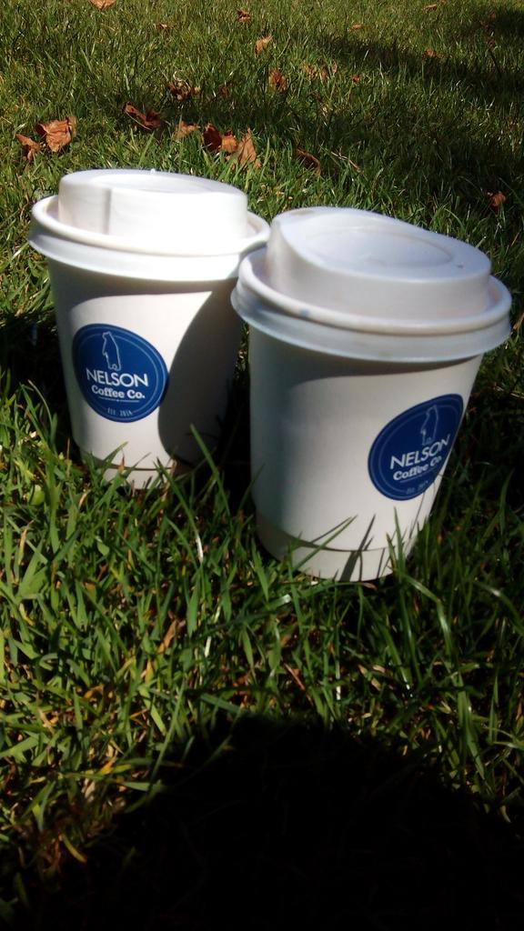 Coffee in the park, delicious <a href="/NelsonCoffeeCo/">Nelson Coffee Roasters</a>  #coffee