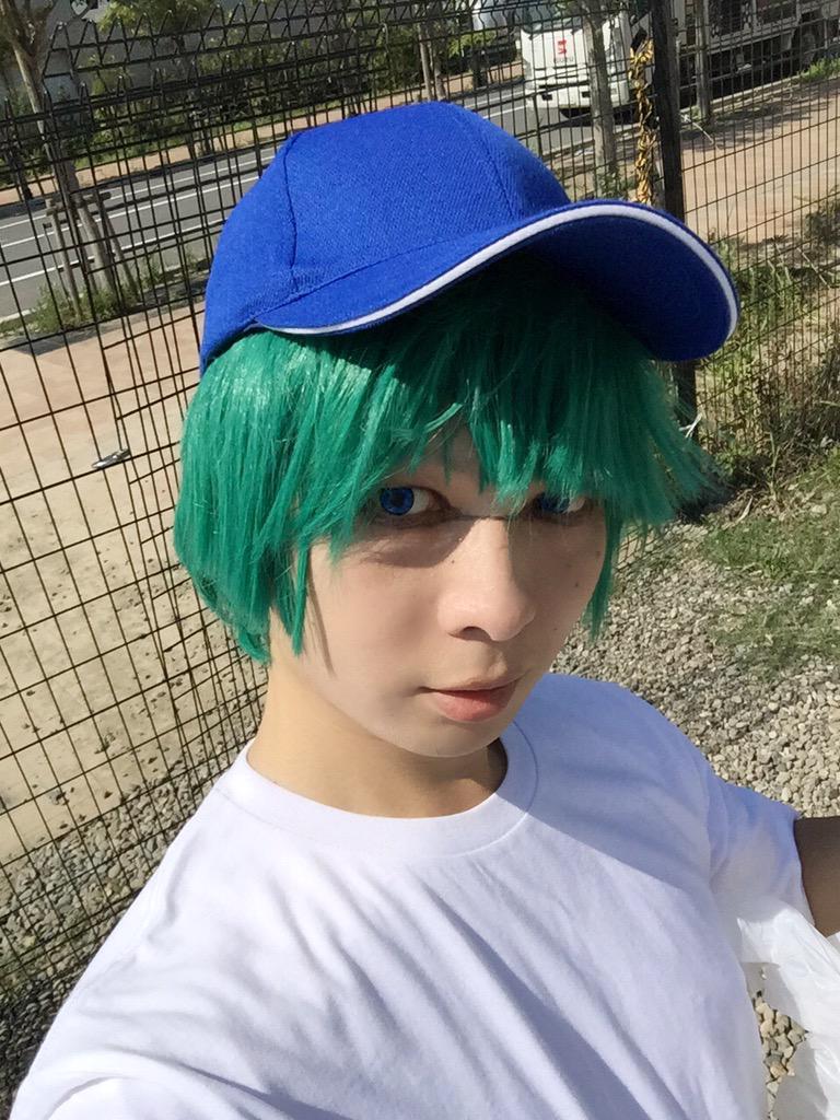 kada_teion's tweet image. ちなみにさっきのは「COLOR GUN（カラーガン）」ってやつで、しかもこの日一回しかないビビッドカラーの枠をやってきました。前半はイカコスせずに簡易版で参加ー。 #colorgun #カラーガン