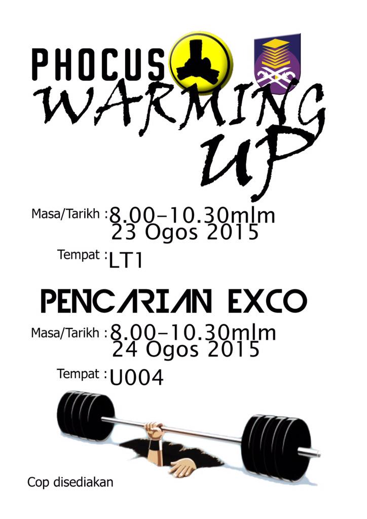 phocus_uitm's tweet photo. Assalam semuaa. Jangan lupaa datang agm kami esok harii , jumpa korg okay! 😁😁✨ http://t.co/oYaRNshZZk
