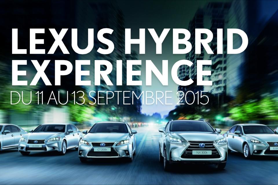 EssaisLexus's tweet image. Inscription à votre Lexus Hybrid Experience : lexus-hybrid-experience.com Paris, 11-13 septembre 2015