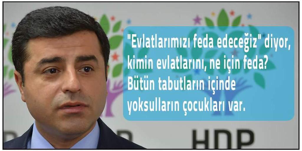 Kimin evladını feda ediyorsun?

#SarayİçinSavaşaHayır