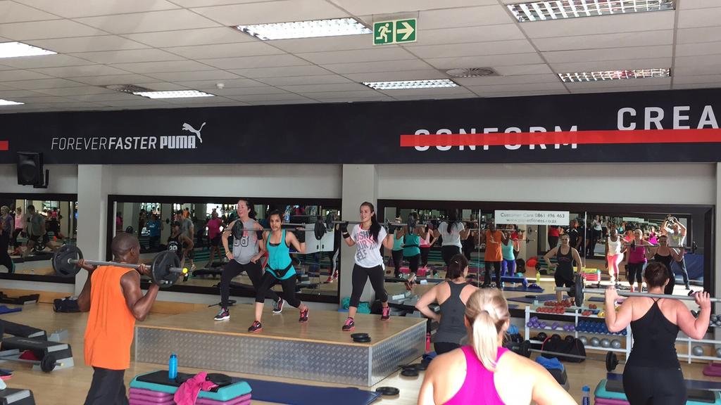 PretoriaTribe's tweet photo. Saturday morning class #lesmills #bodypump #planetfitness #tr1be #centuriongate http://t.co/AOTckRRs0J