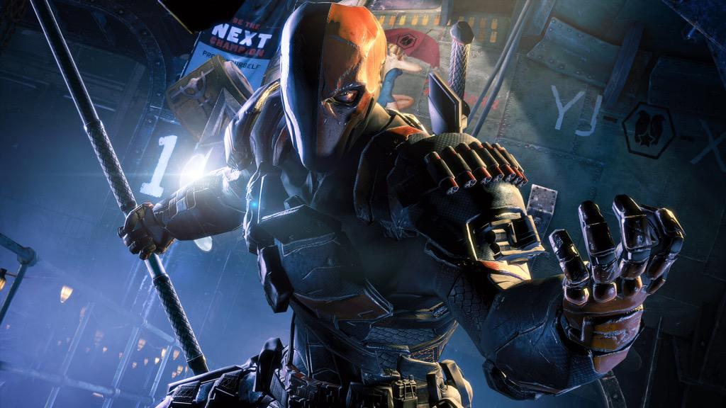 Next up we have DEATHSTROKE. To claim the $50,000,000 bounty. -- <a href="/__SladeWilson/">—SLADEWILSON</a> -- <a href="/OfDarkCrusades/">Bruce Wayne.</a> -- #BeatTheBat