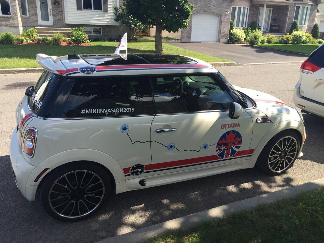 ClubMiniQuebec's tweet image. Getting ready for the Invasion. #miniinvasion2015