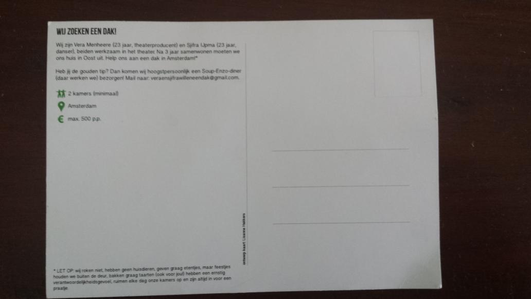 FredIJpma's tweet photo. Dochter zoekt huis. Wie o wie heeft hier de oplossing voor. RT=fijn http://t.co/VvfMDAFv7E