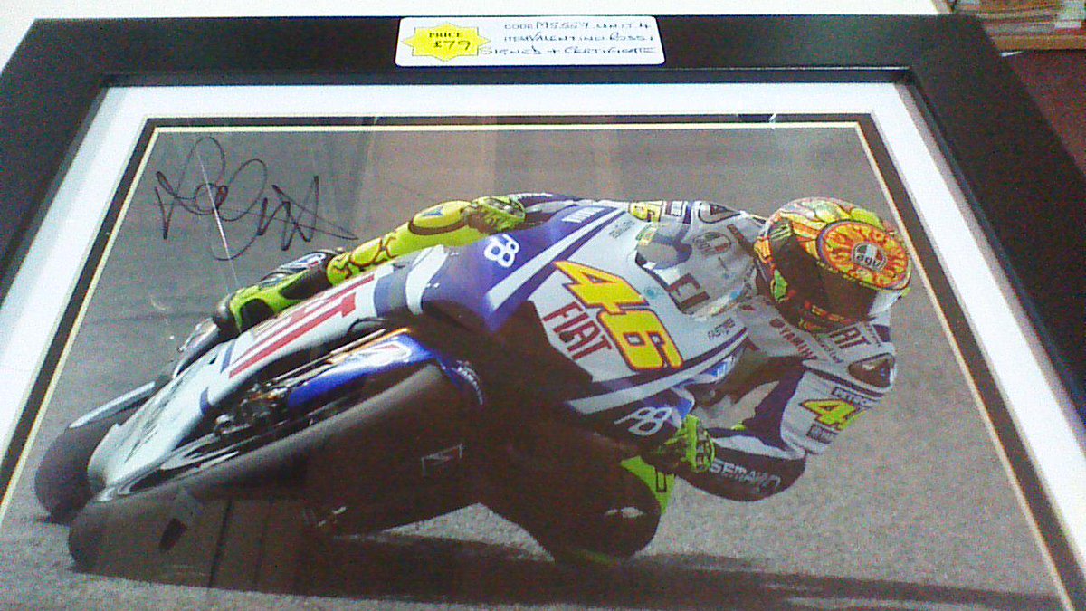 Antiquesemp's tweet photo. Sports Memorabilia Unit 4 New Stock. Loads of signed photos-great gifts. #rossi #thedoctor http://t.co/R1hRvDlNxA