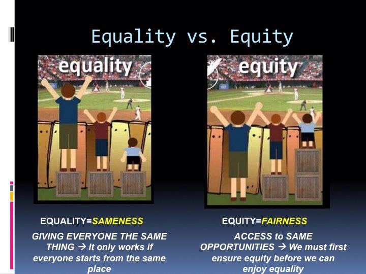 Gender_For_All's tweet photo. Great discussion in the importance of EQUITY vs. EQUALITY. #genderforall http://t.co/VXFkOtjvz9