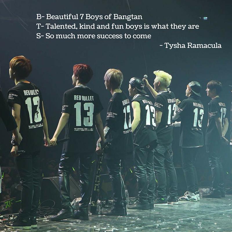 AusArmyProject's tweet photo. Our top 10 pick of BTS acrostic poems to celebrate #800dayswithBTS @DaeniLee @tmxriel @Lay_lamb @lunarain91 @BTS_twt http://t.co/mz4HIC8S6c