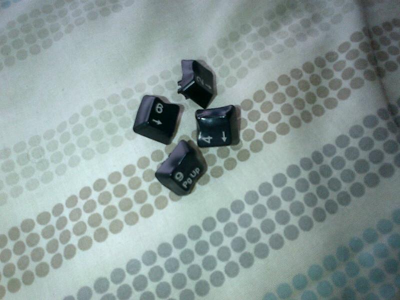 Jaded_JaneDoe's tweet image. Also the numerical keys got melted somehow... #pcusers