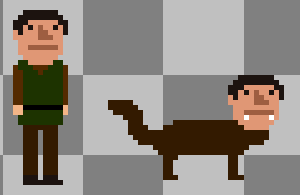 Sheepolution's tweet photo. It took me a while, but I finally got an idea for a game. #LDJAM 

Details later, but you are a werewolf. http://t.co/FOECBqvhoj