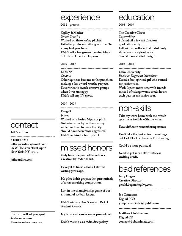 exclusiverh's tweet image. Le CV de l'échec deviendra-t-il tendance ? bit.ly/1hxcOuX #RH #insolite via @cadremploi #CV