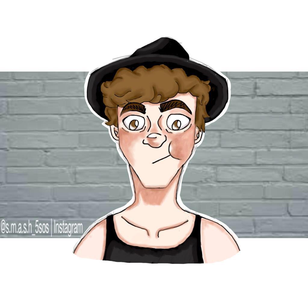 5SOS_Daily's tweet image. Ashton Irwin fan art by @irwinsloths || #5sosfanart #ShesKindaHotVMA @5sos