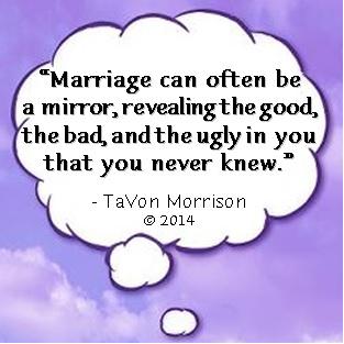 MsTaVon's tweet image. The mirror of marriage... #GoodWordRightTime #JustAThought #XulonPress goo.gl/uGxkha